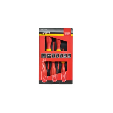 Koelner MO CSH 1000VKÉSZ-6âŚ. MN-11-070 1000V-os csavarhúzó klt.(3 lapos,PH-1/2,fáziskereső)